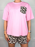 Leo-Shirt in Rosa | Made in Italy | Gr. 36–42