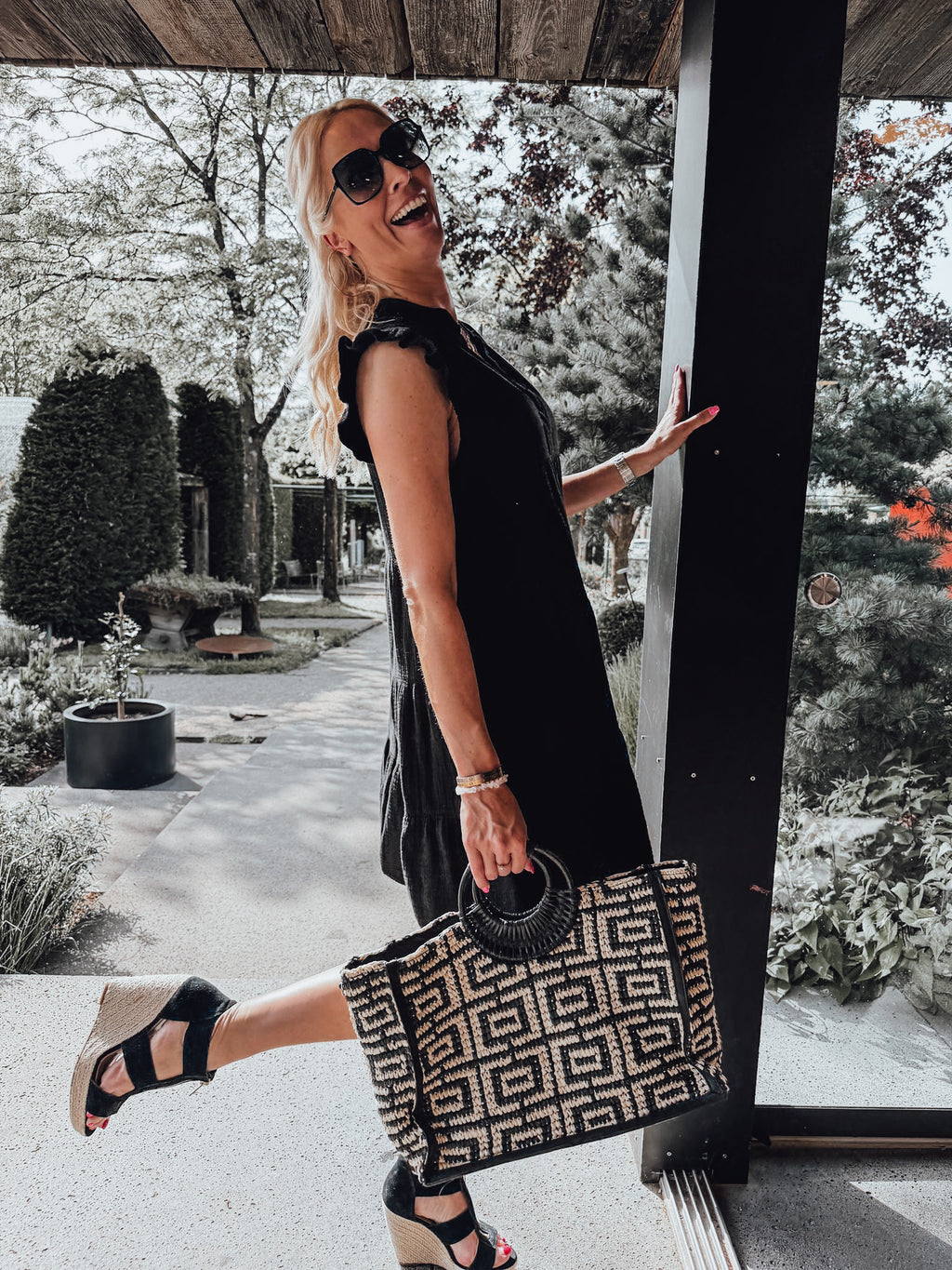 KLEID Musselin schwarz