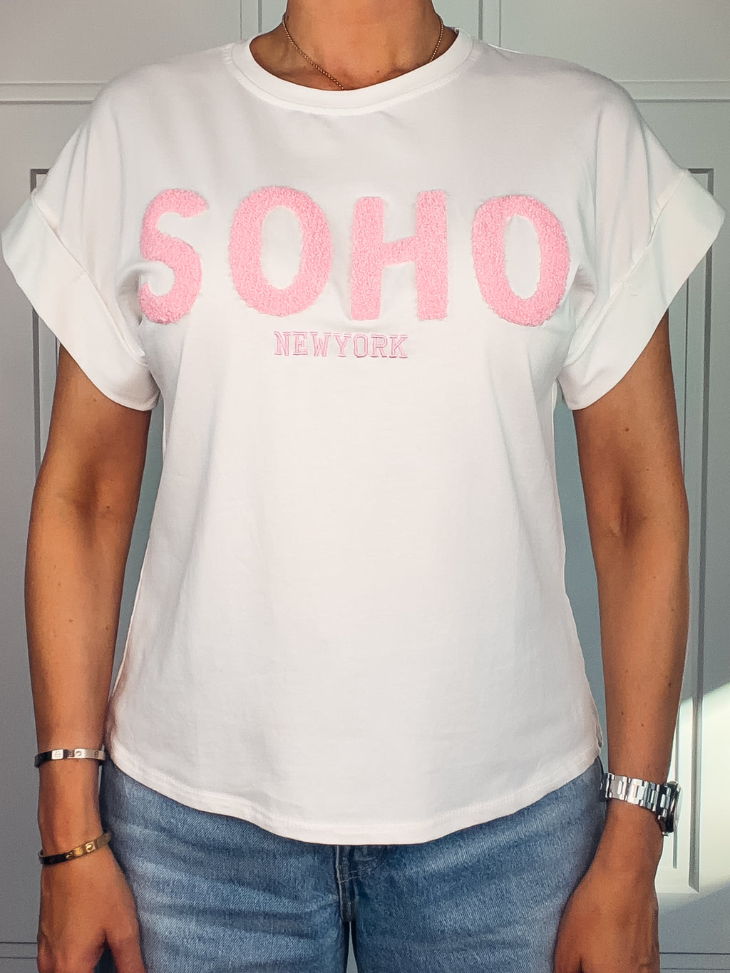 SOHO-Shirt in Weiß | Made in Italy | Gr. 36–42