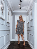 Musselin-Kleid in Leo | 100 % Baumwolle | Gr. 36–42