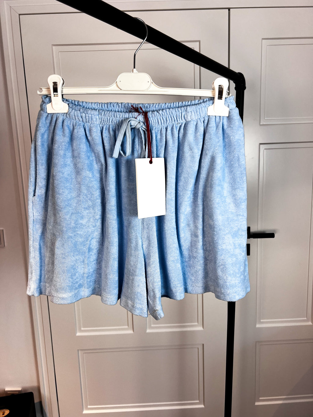 SOMMER SHORTS Frottee Babyblau